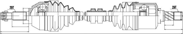 NTY NPW-NS-042 - Albero motore / Semiasse autozon.pro