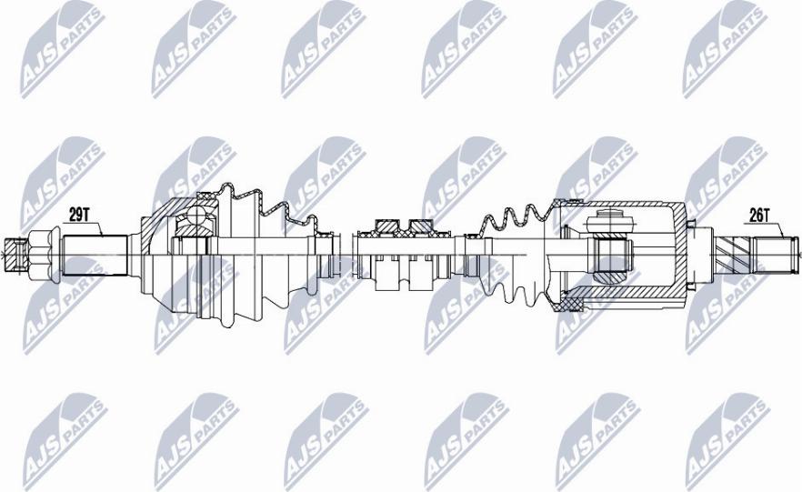 NTY NPW-NS-068 - Albero motore / Semiasse autozon.pro