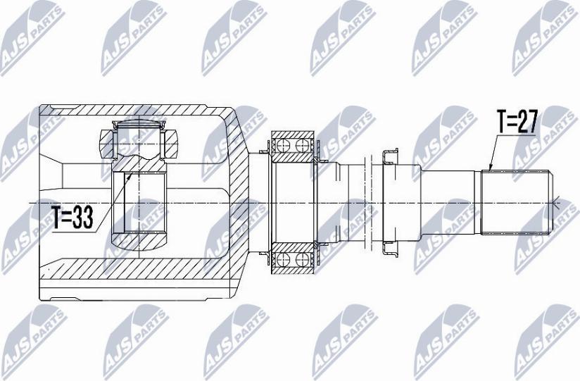 NTY NPW-NS-063 - Kit giunti, Semiasse autozon.pro