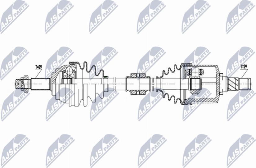 NTY NPW-NS-169 - Albero motore / Semiasse autozon.pro