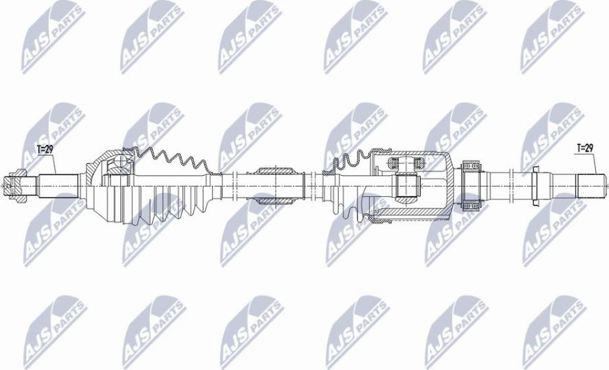 NTY NPW-NS-130 - Albero motore / Semiasse autozon.pro