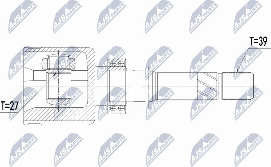 NTY NPW-PL-060 - Kit giunti, Semiasse autozon.pro