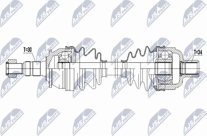 NTY NPW-PL-083 - Albero motore / Semiasse autozon.pro