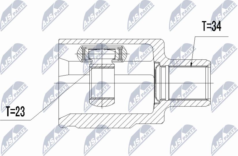 NTY NPW-PL-030 - Kit giunti, Semiasse autozon.pro