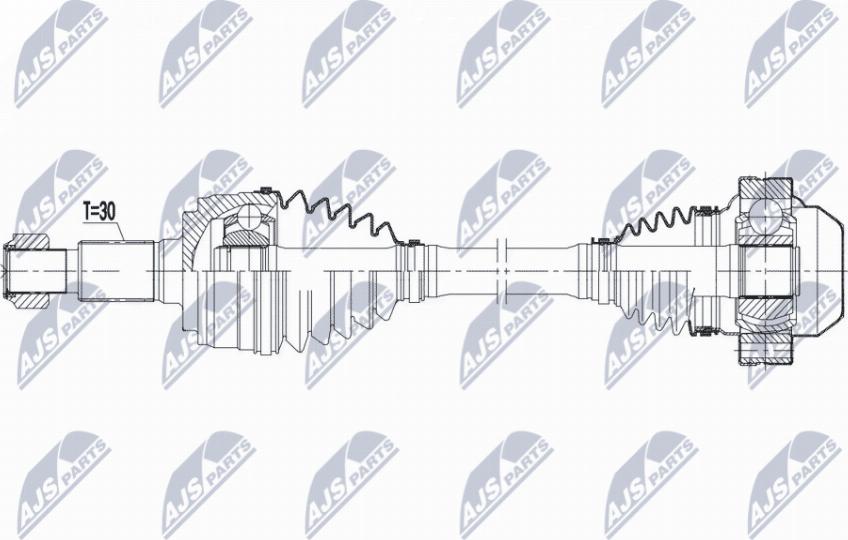 NTY NPW-PS-005 - Albero motore / Semiasse autozon.pro