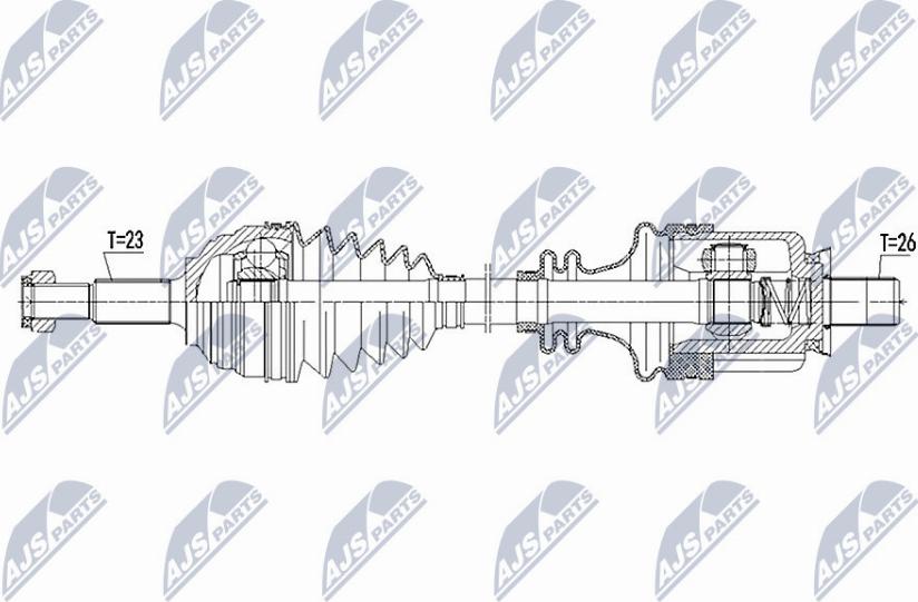 NTY NPW-RE-093 - Albero motore / Semiasse autozon.pro