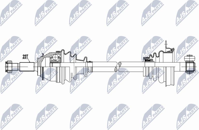 NTY NPW-RE-065 - Albero motore / Semiasse autozon.pro