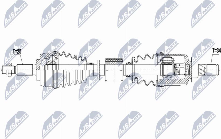 NTY NPW-RE-061 - Albero motore / Semiasse autozon.pro