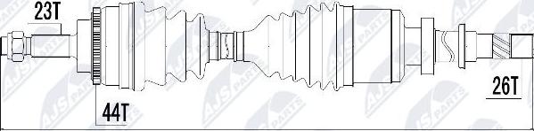 NTY NPW-RE-018 - Albero motore / Semiasse autozon.pro