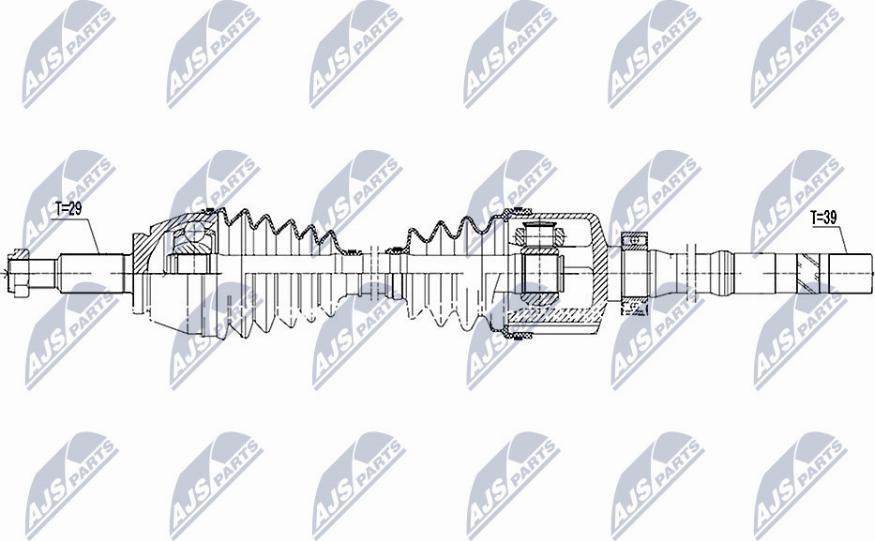 NTY NPW-RE-089 - Albero motore / Semiasse autozon.pro