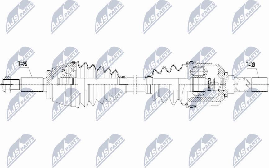 NTY NPW-RE-087 - Albero motore / Semiasse autozon.pro