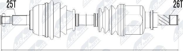 NTY NPW-RE-031 - Albero motore / Semiasse autozon.pro