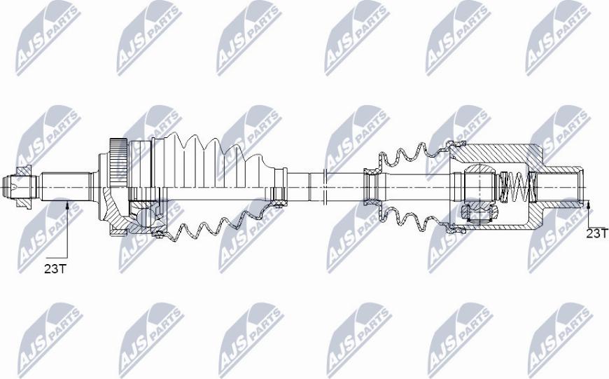 NTY NPW-RE-151 - Albero motore / Semiasse autozon.pro