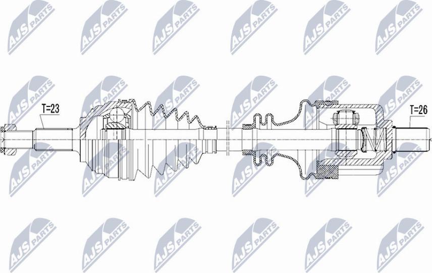 NTY NPW-RE-105 - Albero motore / Semiasse autozon.pro