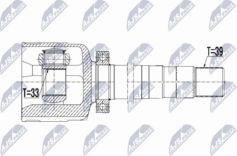 NTY NPW-RE-117 - Kit giunti, Semiasse autozon.pro