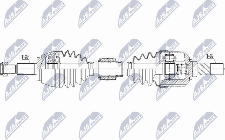 NTY NPW-RE-170 - Albero motore / Semiasse autozon.pro