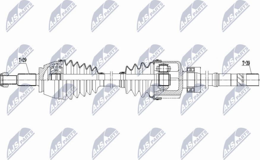 NTY NPW-RE-171 - Albero motore / Semiasse autozon.pro