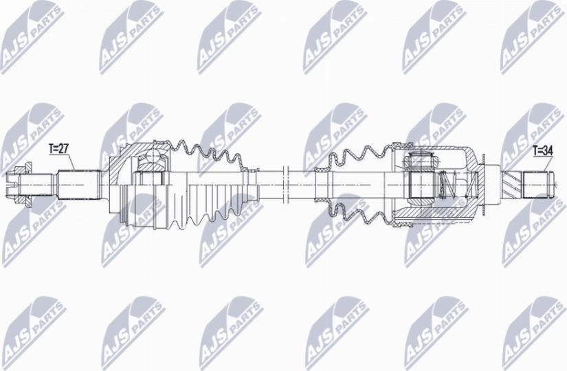 NTY NPW-RE-202 - Albero motore / Semiasse autozon.pro