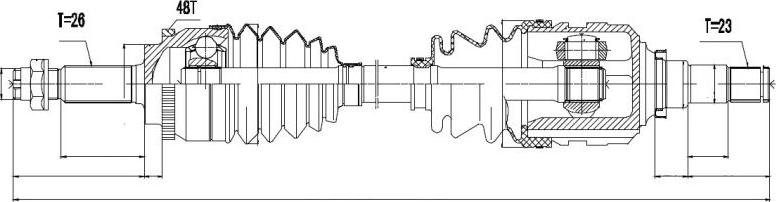 NTY NPW-TY-056 - Albero motore / Semiasse autozon.pro