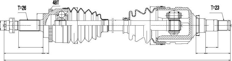 NTY NPW-TY-058 - Albero motore / Semiasse autozon.pro