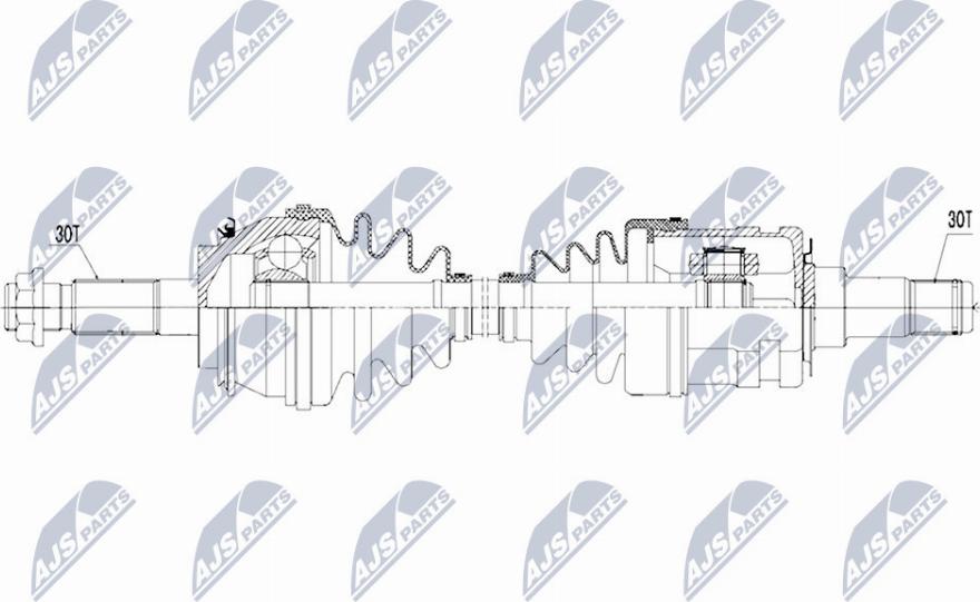 NTY NPW-TY-081 - Albero motore / Semiasse autozon.pro