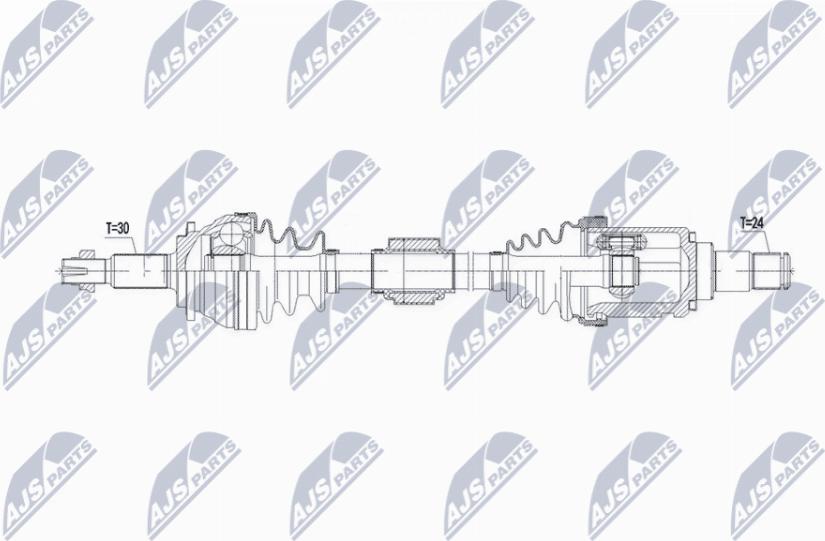 NTY NPW-TY-187 - Albero motore / Semiasse autozon.pro