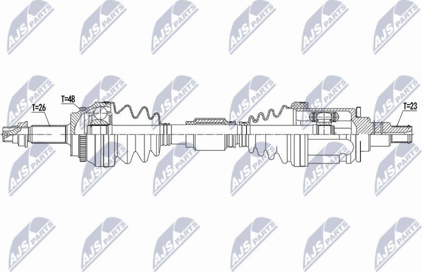 NTY NPW-TY-131 - Albero motore / Semiasse autozon.pro