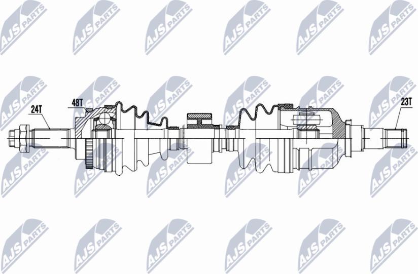 NTY NPW-TY-179 - Albero motore / Semiasse autozon.pro