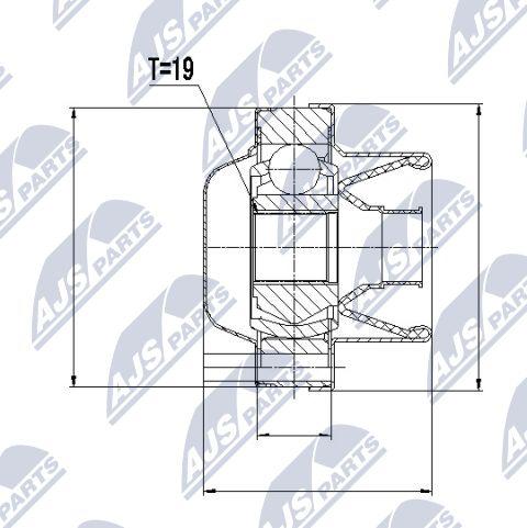 NTY NPW-VV-005 - Giunto, Albero longitudinale autozon.pro