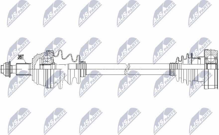 NTY NPW-VW-097 - Albero motore / Semiasse autozon.pro