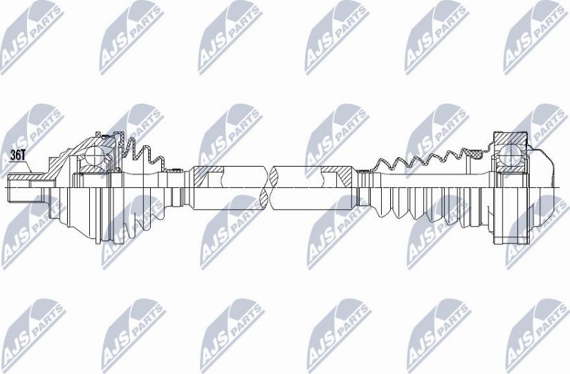 NTY NPW-VW-059 - Albero motore / Semiasse autozon.pro