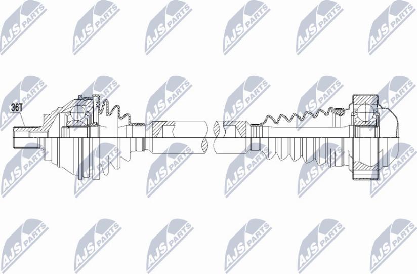 NTY NPW-VW-060 - Albero motore / Semiasse autozon.pro