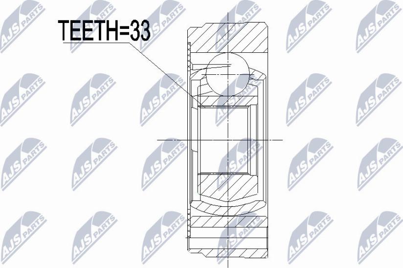 NTY NPW-VW-068 - Kit giunti, Semiasse autozon.pro