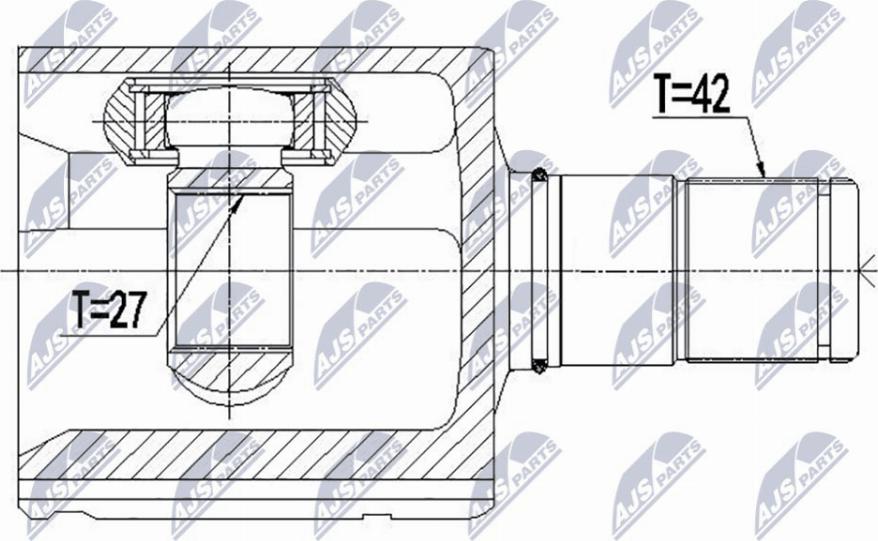 NTY NPW-VW-062 - Kit giunti, Semiasse autozon.pro