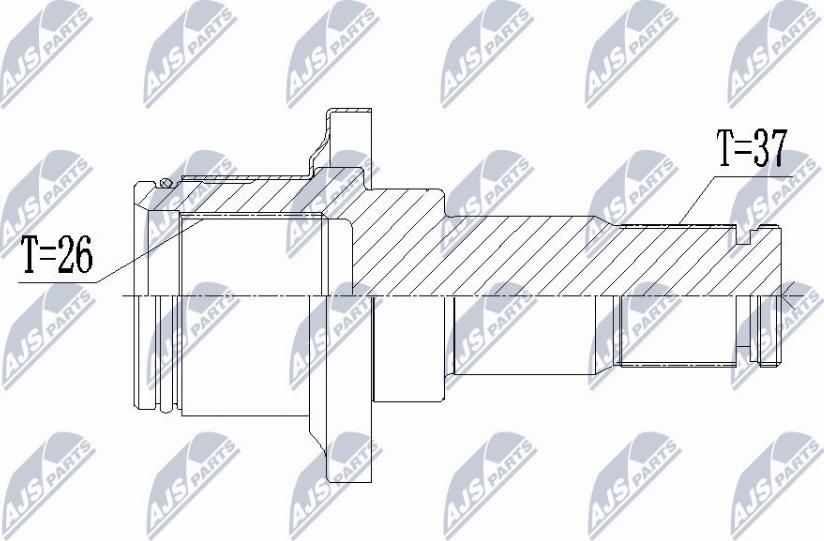 NTY NPW-VW-004W1 - Albero motore / Semiasse autozon.pro