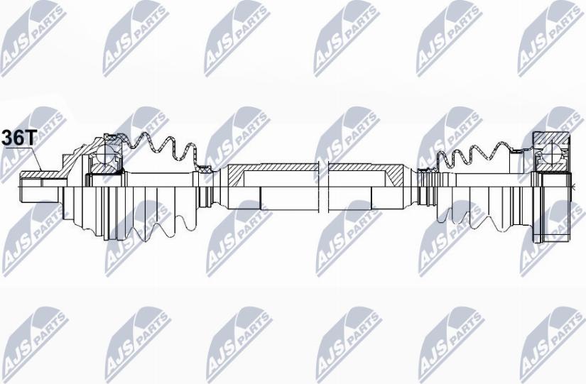 NTY NPW-VW-085 - Albero motore / Semiasse autozon.pro