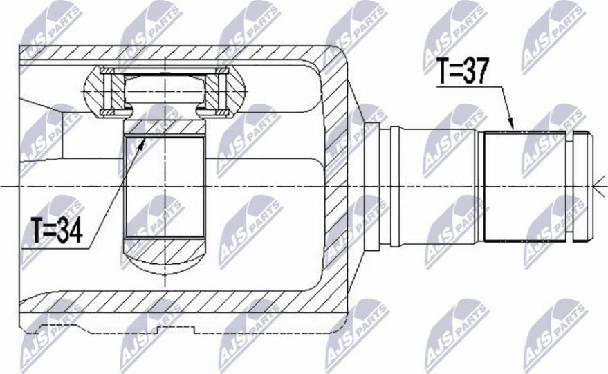 NTY NPW-VW-082 - Albero motore / Semiasse autozon.pro