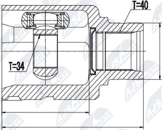 NTY NPW-VW-027 - Kit giunti, Semiasse autozon.pro