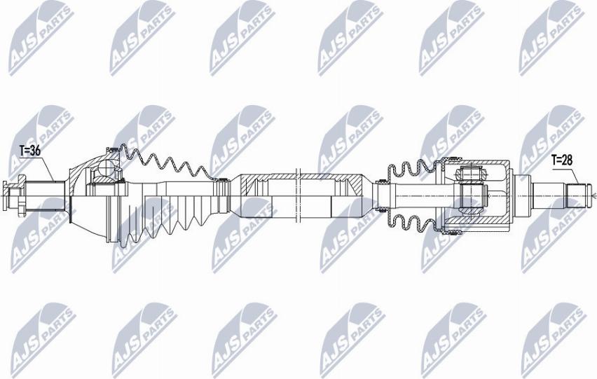 NTY NPW-VW-071 - Albero motore / Semiasse autozon.pro