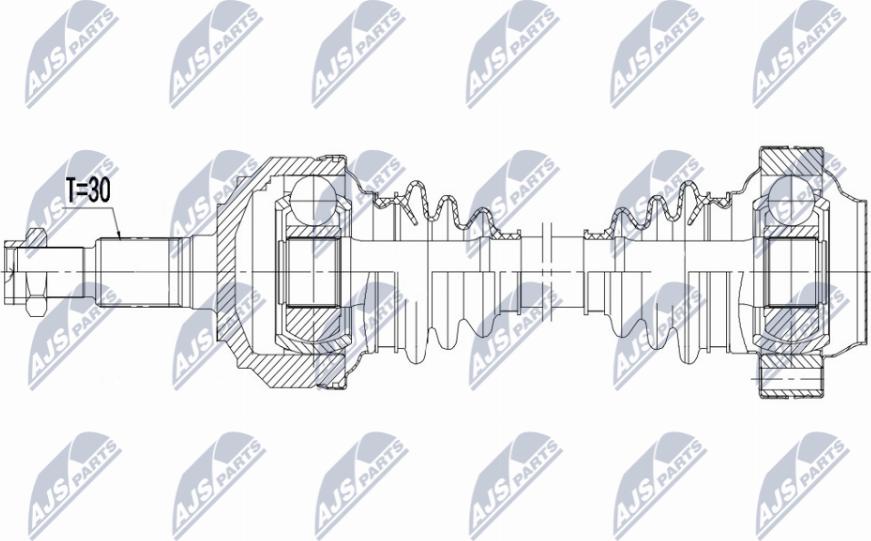 NTY NPW-VW-188 - Albero motore / Semiasse autozon.pro