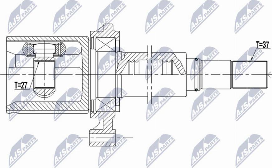 NTY NPW-VW-130 - Kit giunti, Semiasse autozon.pro