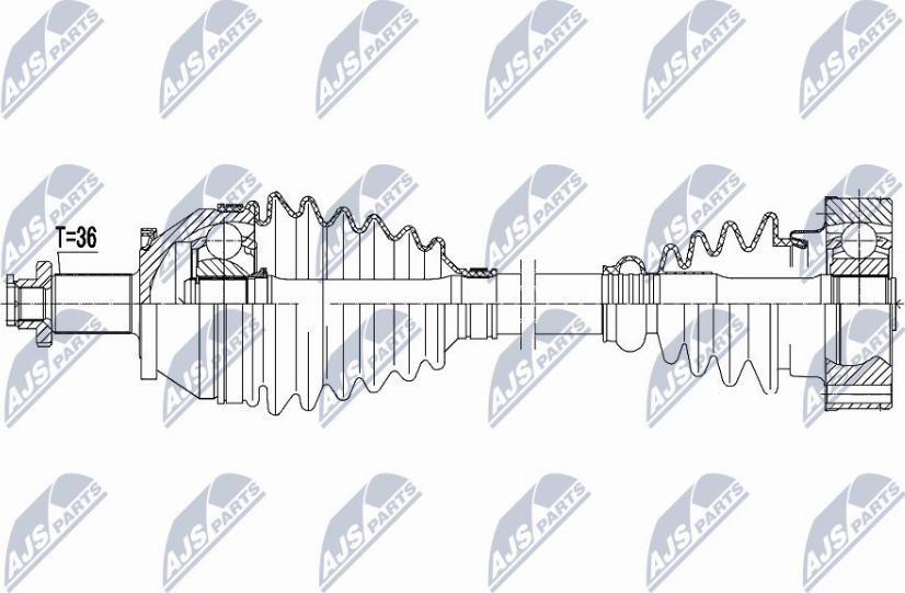 NTY NPW-VW-123 - Albero motore / Semiasse autozon.pro