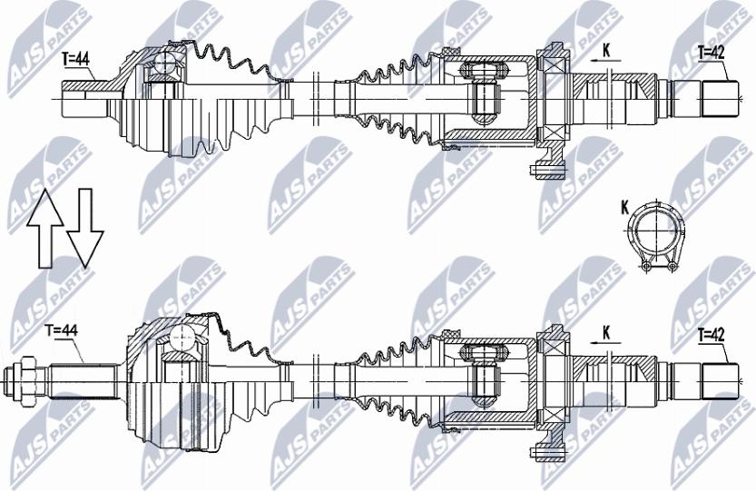 NTY NPW-VW-179 - Albero motore / Semiasse autozon.pro