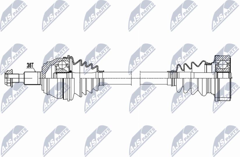 NTY NPW-VW-214 - Albero motore / Semiasse autozon.pro