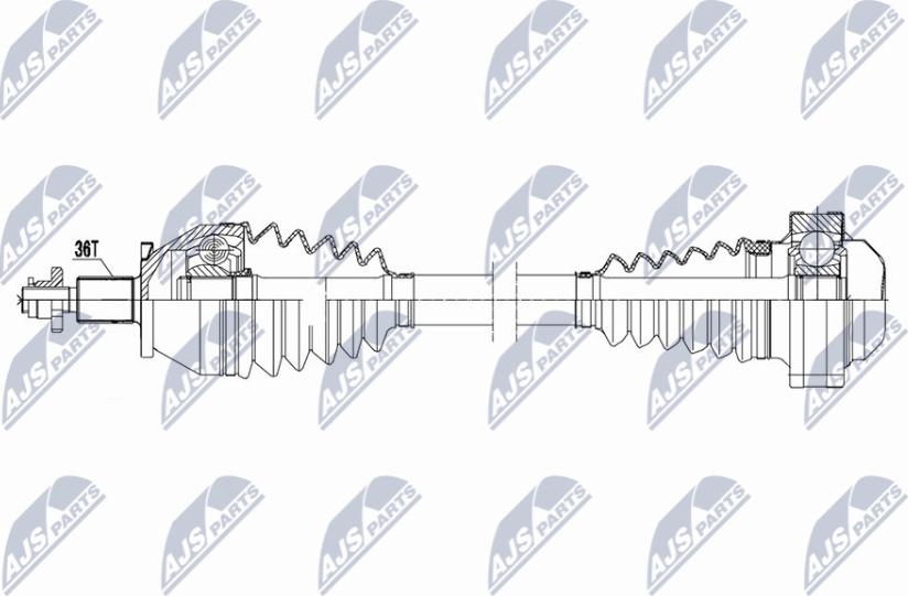 NTY NPW-VW-218 - Albero motore / Semiasse autozon.pro