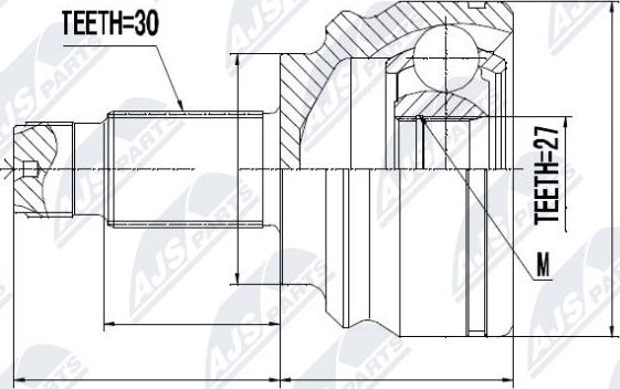 NTY NPZ-BM-001 - Kit giunti, Semiasse autozon.pro