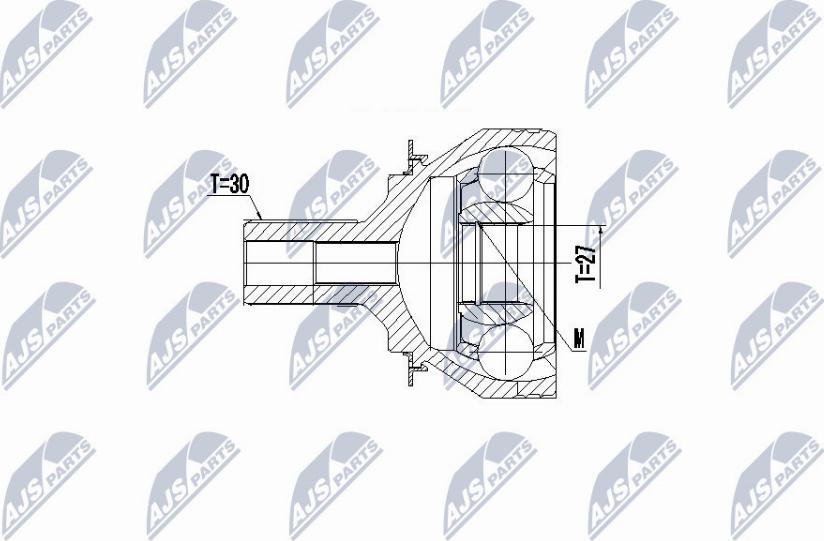 NTY NPZ-ME-023 - Kit giunti, Semiasse autozon.pro