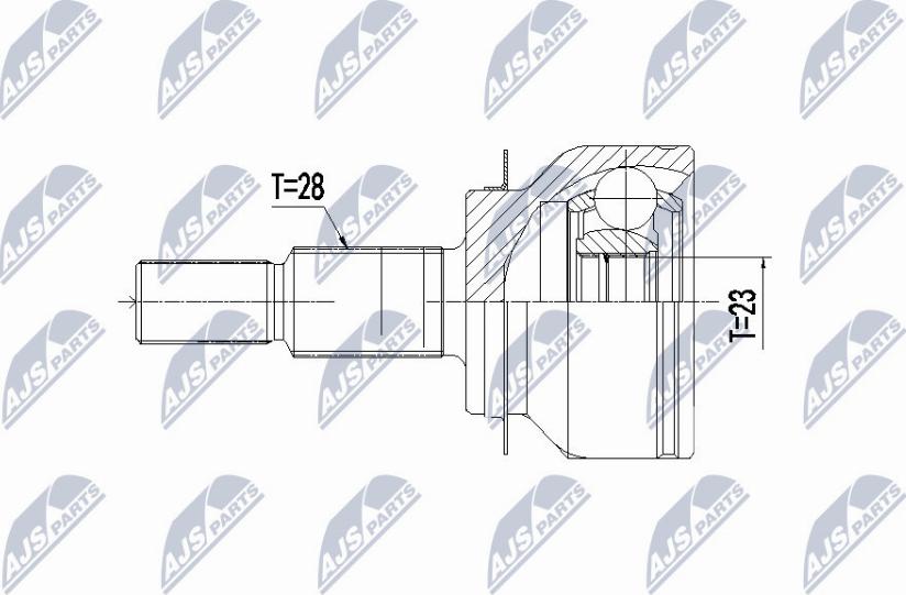 NTY NPZ-MZ-061 - Kit giunti, Semiasse autozon.pro