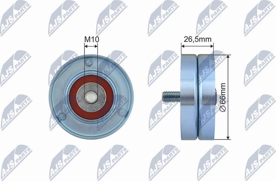 NTY RNK-AR-017 - Tendicinghia, Cinghia Poly-V autozon.pro