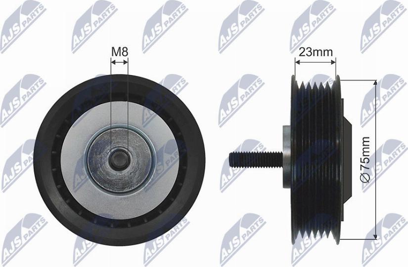 NTY RNK-AU-042 - Galoppino / Guidacinghia, Cinghia trapezoidale autozon.pro